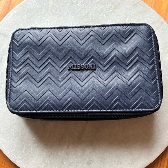 Missoni Handbags - Missoni Navy Travel Case